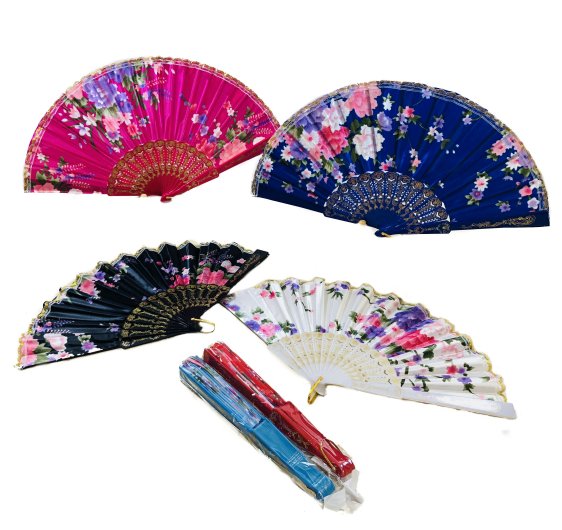 Folding Fan [Printed Floral]